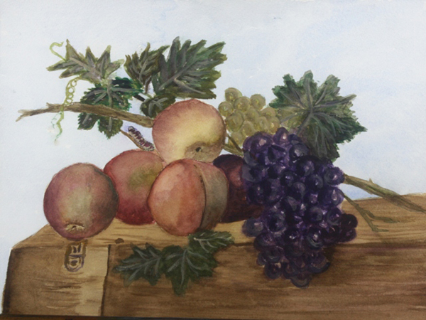 John Johnson “Still Life” in watercolor